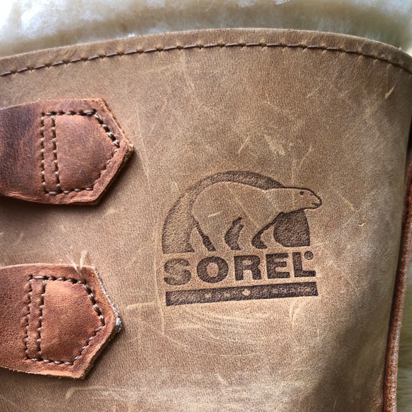 SOLD Sorel chestnut leather winter boots - Picture 6 of 11